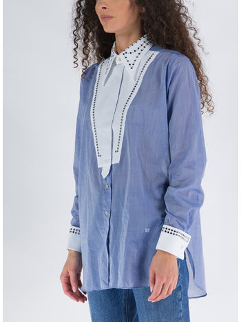 CAMICIA RIVER, 500 BLUE & WHITE, small