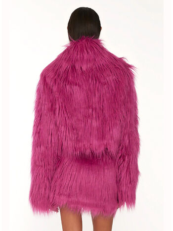 GIACCA CROPPED FLUFFY, 18-2333 RASPBERRY ROSE, small
