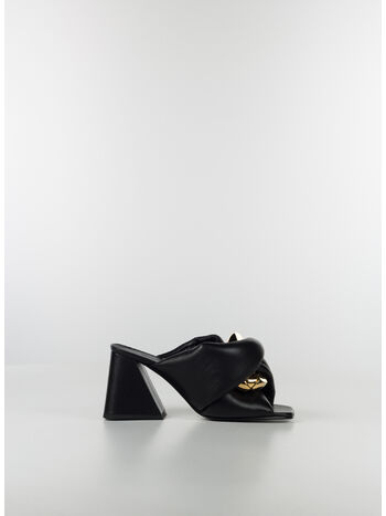 SANDALI TWISTED HEEL CHAIN, 999 BLACK, small