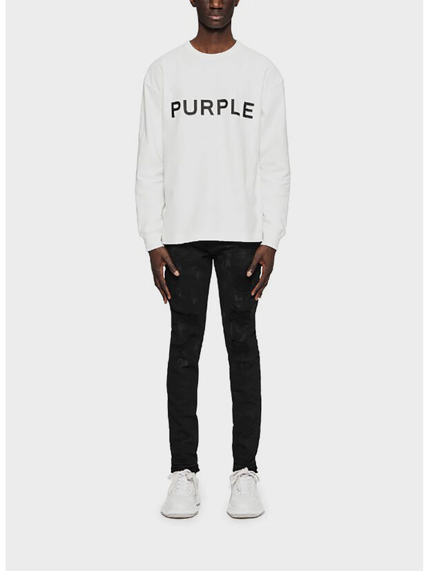 JEANS SUPER SLIM BLACK DENIM, BOP BLACK OIL SPILL, large