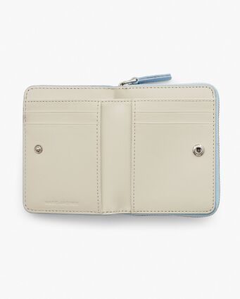 PORTAFOGLIO THE LEATHER MINI COMPACT, 465 CLOUDBLUE, small