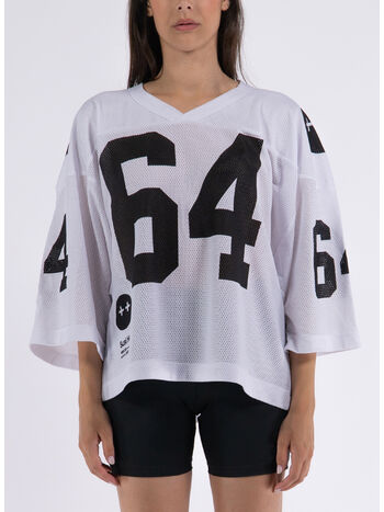 T-SHIRT FOOTBALL 64, WHT WHITE, small
