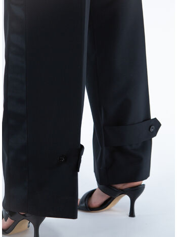 PANTALONE SUITING, 001 BLACK, small