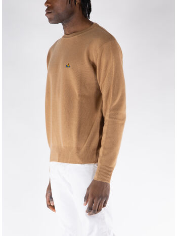 MAGLIONE GIROCOLLO ALEX, C407 CAMEL, small