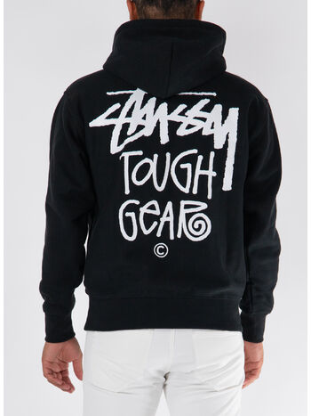 FELPA HOODIE TOUGHT GEAR, BLACK, small
