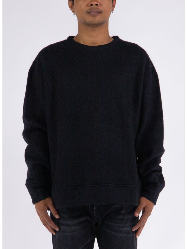 PULLOVER CN LS, 001 BLACK, large
