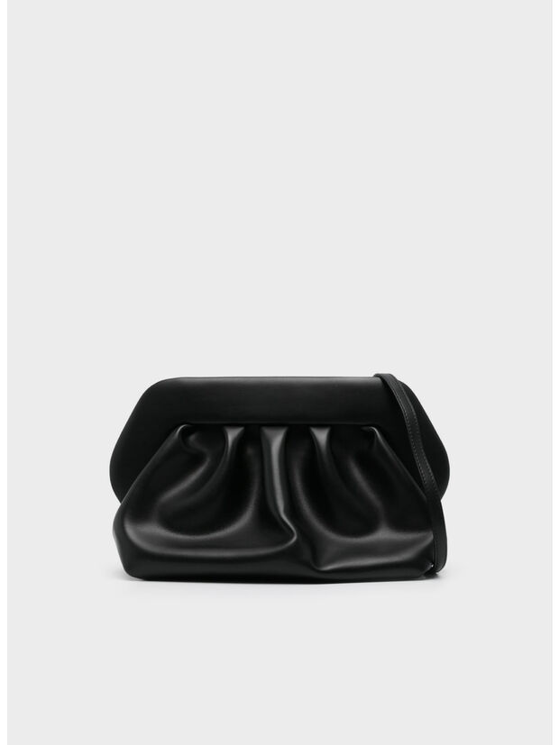 BORSA CLUTCH BIOS, BLACK, large
