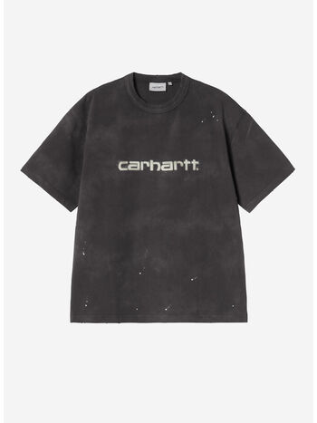 T-SHIRT PAINTER, 89EJ Black, destroy wash, splatter, small