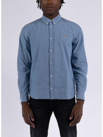 CAMICIA FOX HEAD CLASSIC, P417 WASHED INDIGO, small