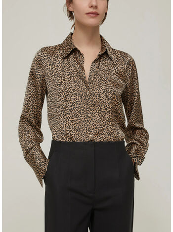 CAMICIA IN RASO A FANTASIA, 001 MACULA FONDO, small