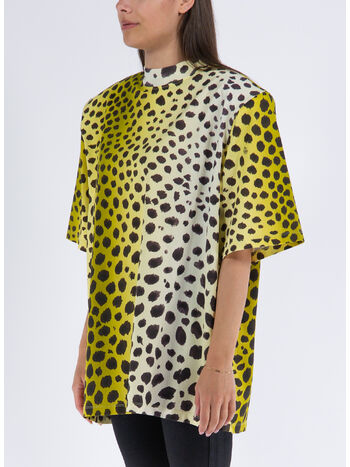 T-SHIRT CHEETAH PRINTED JERSEY, 499, small