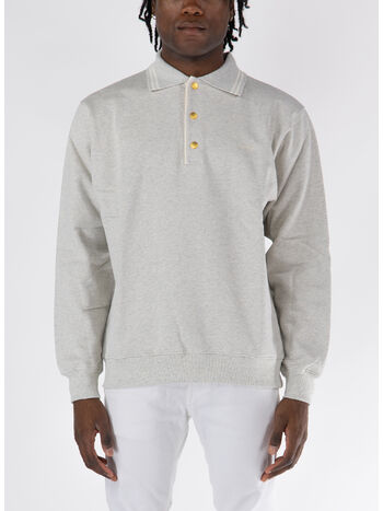 POLO DROLE LONGSLEEVE, GY GREY, small