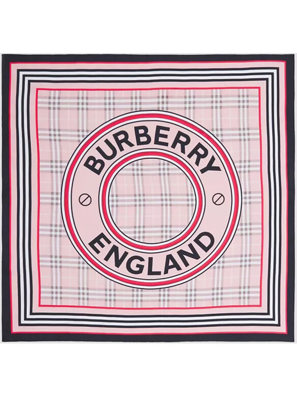 FOULARD HERTG, BLUSH, medium