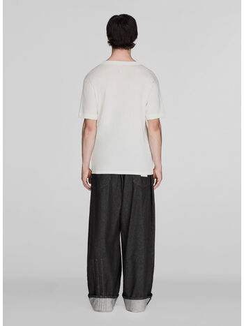 PANTALONE DENIM, BLACK, small