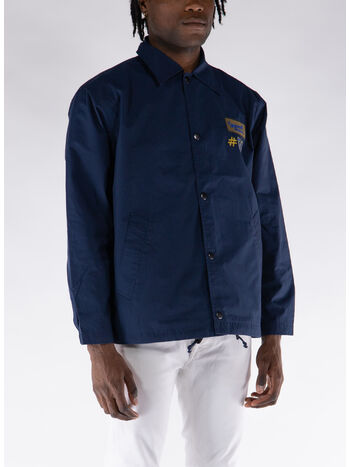 GIACCA EMBROIDERED HEAD COACH HALLEY RIPSTOP, NAVY, small