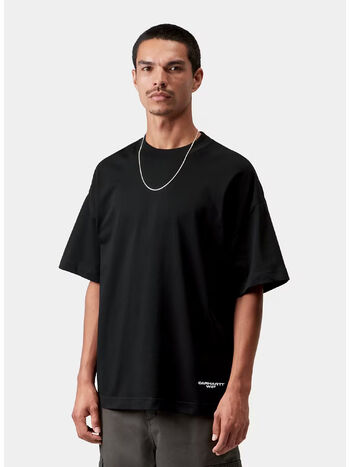 T-SHIRT CHAPTER SCRIPT, 0D2XX BLACK/WHITE, small