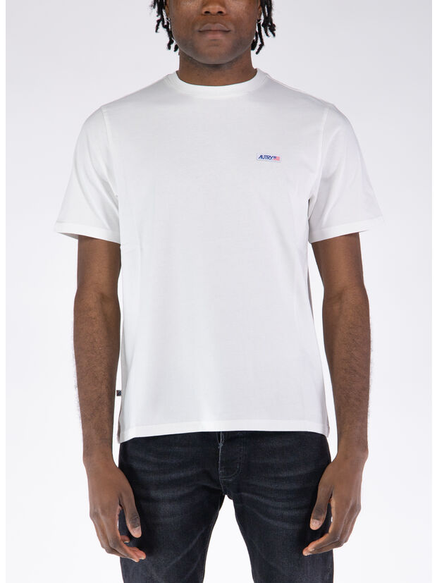 T-SHIRT GIROCOLLO, 502W WHITE, large