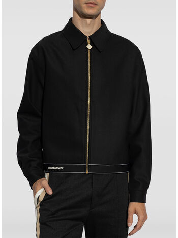 GIACCA FULL ZIP TAILORING, BLACK, small