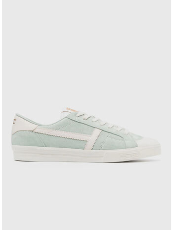 SCARPA SUEDE LOW TOP, 5E001 PISTACHIO/BEIGE + IVORY, small