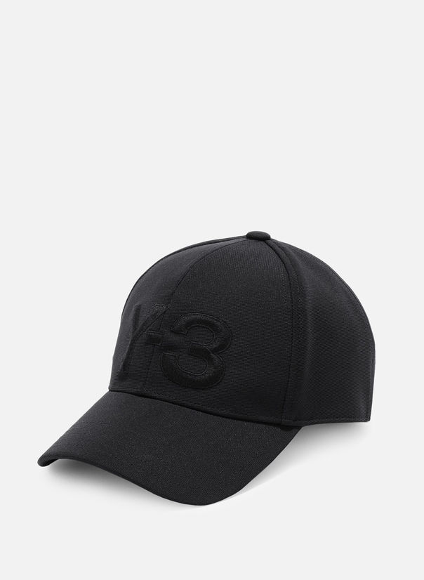 CAPPELLO Y-3 LOGO CAP, BLACK, large