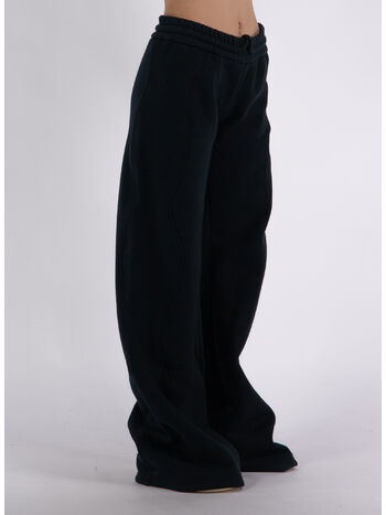 PANTALONE ROUND SWEATPANT, 1000 BLACK, small