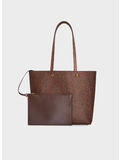 BORSA SHOPPING ESSENTIAL M, M0021 MARRONE SCURO, thumb