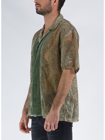 CAMICIA PARNIAN, MYCELLIUM GREEN AOP, small