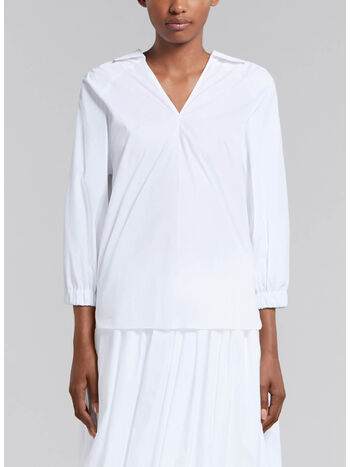 TOP CON COLLETTO A CAMICIA, , small