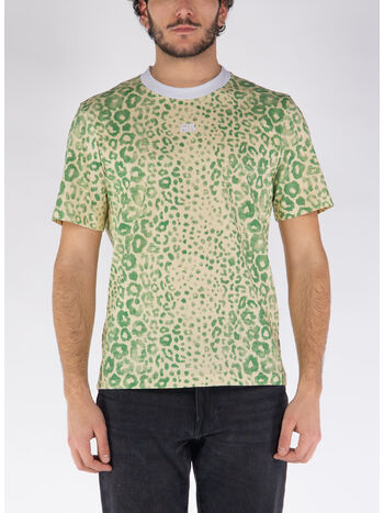 T-SHIRT ORIGINAL, 1670 GREEN LEOPARD, small