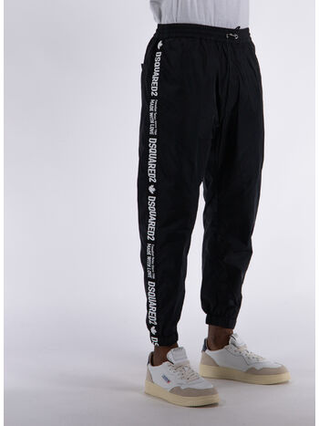 PANTALONE CON COULISSE IN VITA, 900 BLACK, small