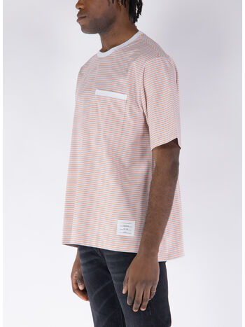 T-SHIRT OVERSIZED SHORT SLEEVE POCKET TEE, 825 ORANGE, small