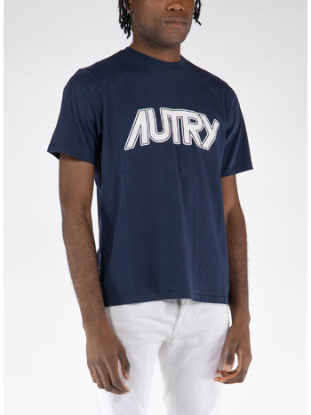 T-SHIRT GIROCOLLO, 504B BLUE, small