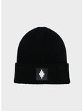 BEANIE CROSS PATCH, 1001 BLACK WHITE, thumb