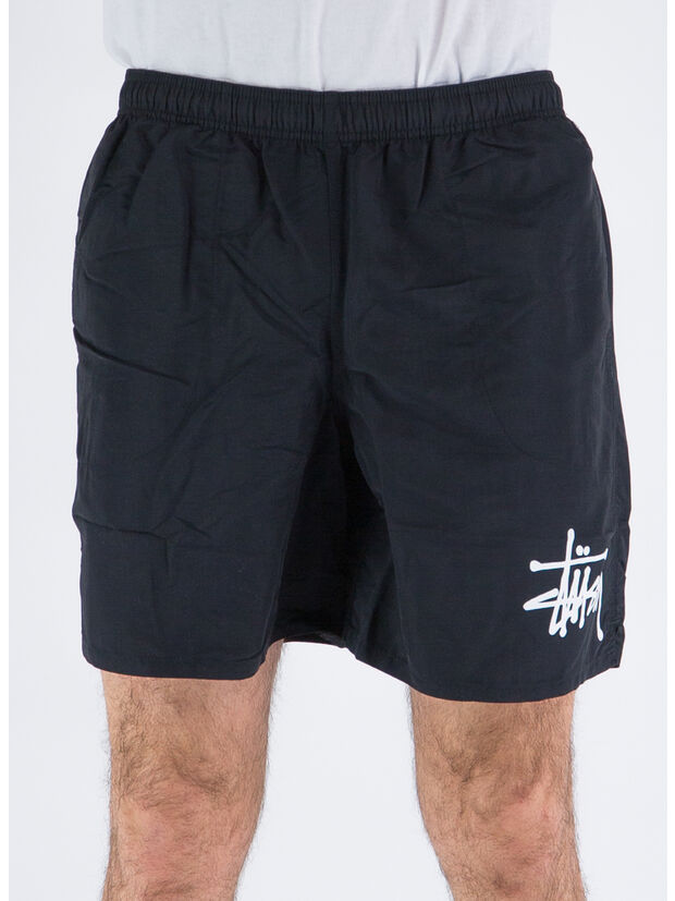 SHORTS BIG BASIC WATER, BLACK BLACK, large