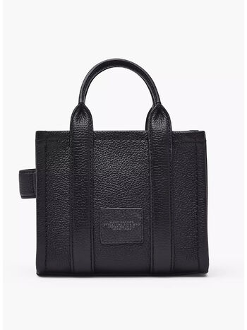 BORSA THE LEATHER MINI TOTE, 001 BLACK, small