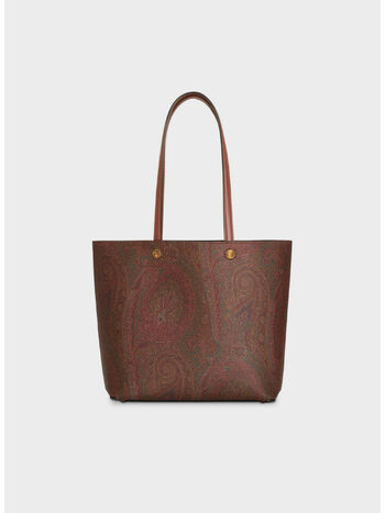 BORSA SHOPPING ESSENTIAL M, M0021 MARRONE SCURO, small