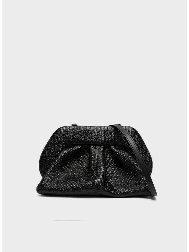 BORSA TIA CRUMPLED, BLACK, large
