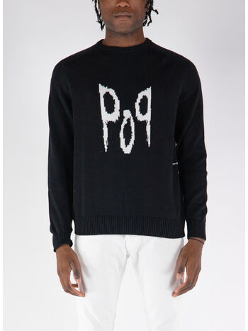 MAGLIONE CORN KNITTED, BLACK, small