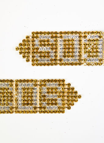 ORECCHINI SWAROVSKY, GOLD, small