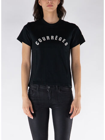 T-SHIRT AC STRAIGHT, BLACK, small