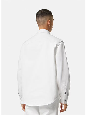 CAMICIA DENIM, 1D110 WHITE, small