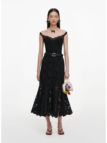 GONNA LACE MIDI, BLACK, small