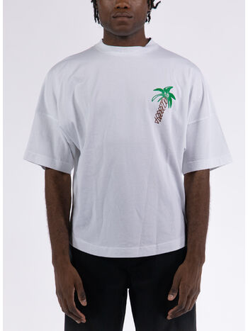 T-SHIRT "SKETCHY " OVER TEE, 0110 WHITE BLACK, small