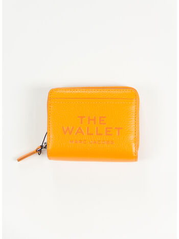 PORTAFOGLIO THE LEATHER MINI COMPACT, 818 TANGERINE, small