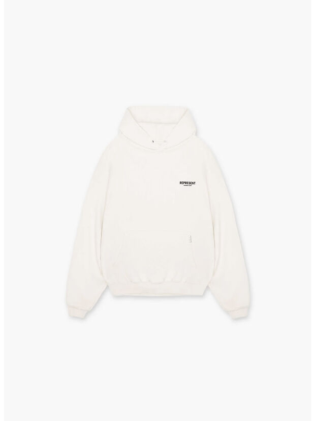 FELPA HOODIE OWNERS CLUB, 072 FLAT WHITE, large