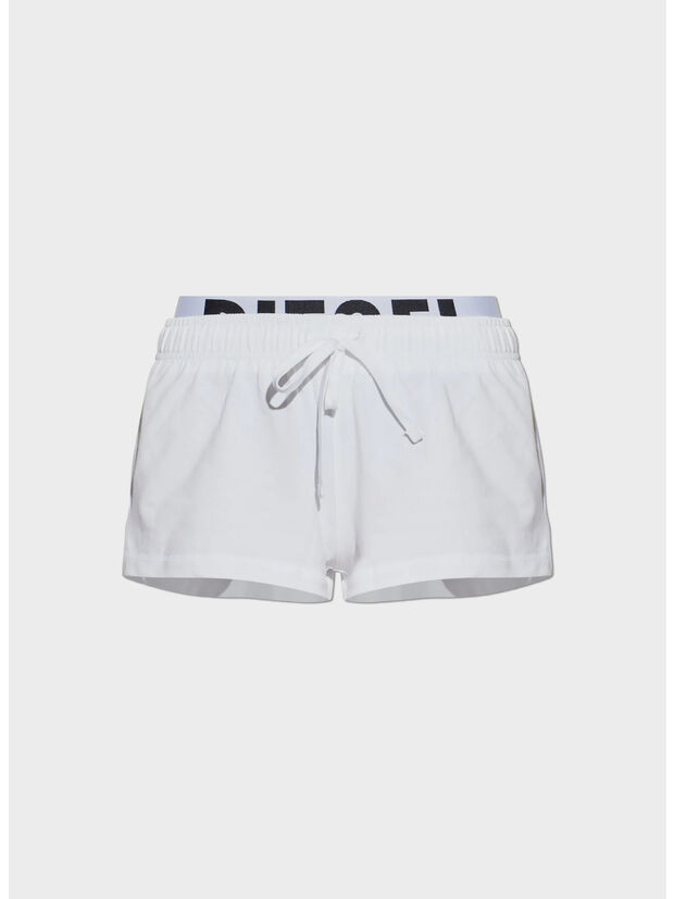PANTALONCINI IN SPUGNA DI COTONE CON LOGO, 100, large