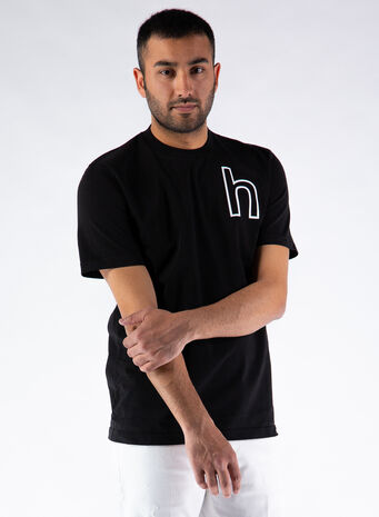 T-SHIRT MATT HEAVY JERSEY, T0002BLACK, small