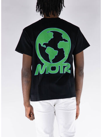 T-SHIRT GIROCOLLO, 0372 BLACK, small