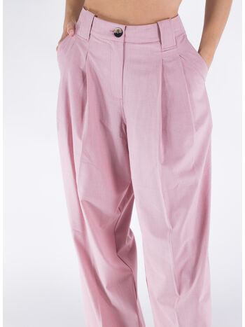 PANTALONE DRAPEY MELANGE, 545 PINK TULLE, small