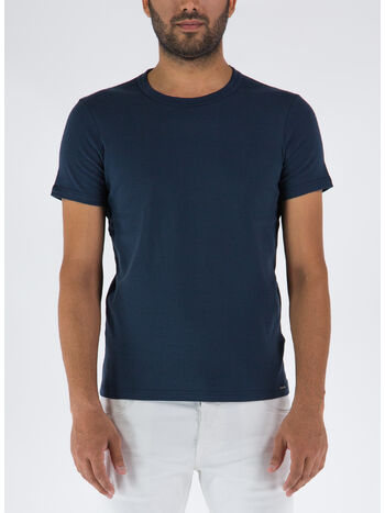 T-SHIRT CREW NECK, 412 NAVY, small